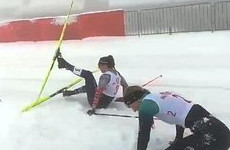 Появилось видео массового завала лыжниц на Спартакиаде - «Зимние виды»