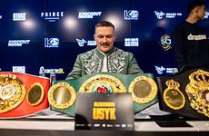 Усик обратился к Фьюри и назвал его Цыганской королевой - «Бокс и ММА»